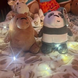 Cartoon Network We Bare Bears White and Brown Plush Stuffed Animal Bear